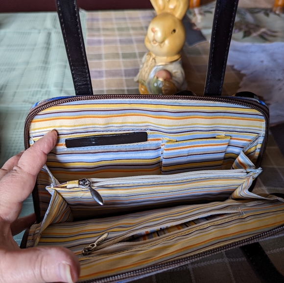 Kate Spade New York Brown and Blue Purse - Picture 10 of 14